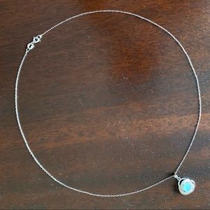 Vintage Marsala Sterling Silver Pendant Necklace